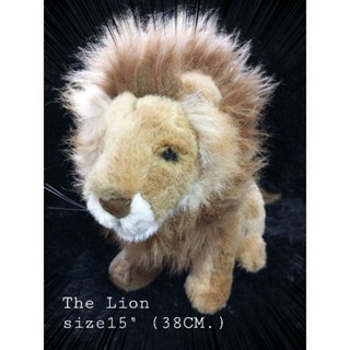 Chrisha playful plush 🦁 Lion Plush 18” ตุ๊กตาสิงโต ตุ๊กตาวินเทจ