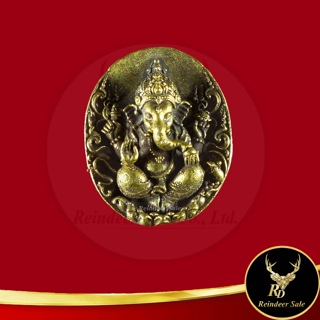 982A  เหรียญพระพิฆเนศ พระครูสิริรัตนวิมล วัดแก้วแจ่มฟ้า รุ่นสิริมงคล ๘๒ ฉลองอายุวัฒนะมงคง ๘๒ ปี ๒๕๖๐