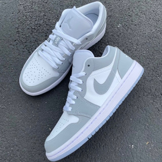 AIR JORDAN 1 LOW WHITE WOLF GREY พร้อมส่ง ของแท้100%