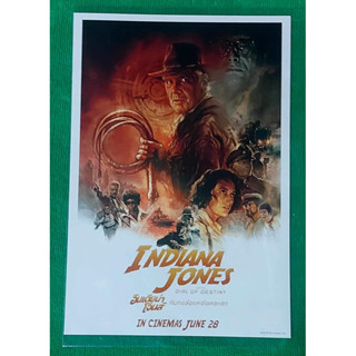 แท้ไม่re print SF โปสเตอร์ Indiana Jones Sf แท้