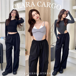 LADIESCLOTHESS #LC268 CLARA CARGO PANT กางเกงคาร์โก้ ขากระบอกใหญ่