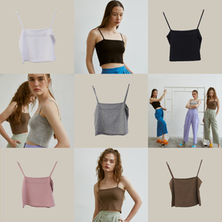 maison KEEPS Cropped Aglio Basic Tank Free Size เสื้อสายเดี่ยว ทรงครอป ขนาดฟรีไซส์