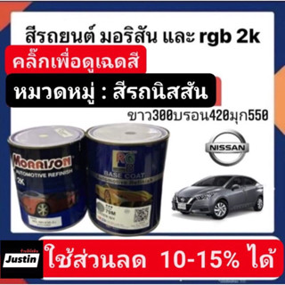 สีพ่นรถยนต์ มอริสันและอาจีบี 2K NISSAN-3