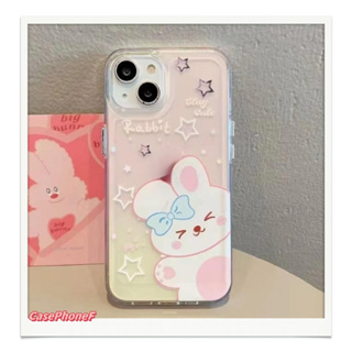 ✨ส่งของขวัญ✨เคส for iPhone 11 14 Pro Max Case for iPhone 12 13 ป้องกันการตก การป้องกัน การ์ตูน สาวน่ารักหัวใจ แฟชั่น