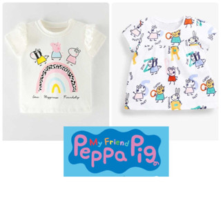 Peppa pig เสื้อยืดสำหรับเด็ก size 90-130