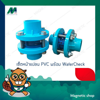 เซ็ตหน้าแปลน PVC พร้อม Wafer Check