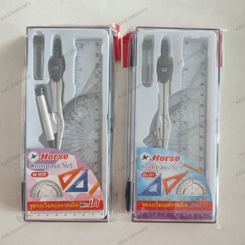 ชุดวงเวียน เรขาคณิต H-111 , H-111T ตราม้า