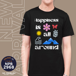 **สินค้าใหม่** เสื้อยืดพิมพ์ลาย No Problem ไซส์ใหญ่ ยอดขายดี อันดับ 1 - GRAPHIC TEE NPB.2968