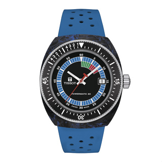 Tissot Sideral S Powermatic 80 ซิเดอรัล สีดำ น้ำเงิน T1454079705701 นาฬิกาผู้ชาย