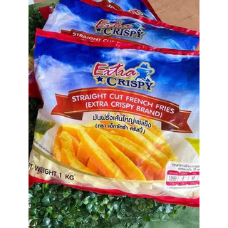 เฟรนช์ฟรายเรียบ 7มิล 10 มิล 🍟 French Fries 1กก. พร้อมส่ง เฟรนฟราย มันฝรั่งทอด เฟรชฟราย🧀 คละได้ 1-25แพ็ค 🚚ส่งทั่วไทย