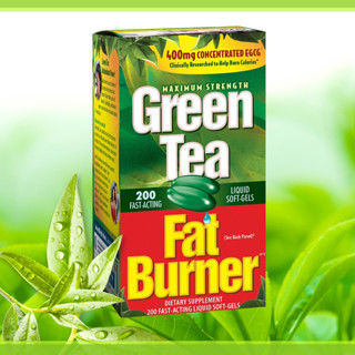 โค้ด15%‼️ Green Tea Fat Burner 400 mg. (200 Softgel) 🌱 ระบบเผาผลาญไขมัน ขับถ่ายยาก