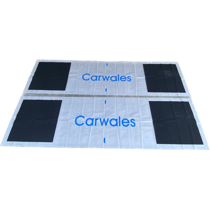 แผ่นผ้าปูสำเร็จ ยี่ห้อ Carwales / NOLOGO สำหรับตั้งค่ากล้องรอบคัน 360 องศา 1 ชุด มี 2 ผืน