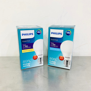 PHILIPS หลอด LED BULB 7W ขั้ว E27 รุ่น ESSENTIAL