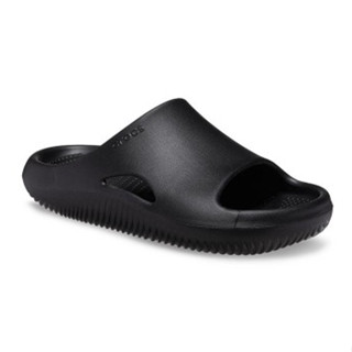 [ลิขสิทธิ์แท้] CROCS รุ่นใหม่ นุ่มมาก Mellow Slide -Black ทรงยอดฮิต นุ่มมากๆ รองเท้า คร็อคส์ แท้ ได้ทั้งชายหญิง