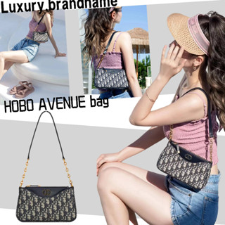 ดิออร์ Dior/30 MONTAIGNE HOBO AVENUE กระเป๋าถือขนาดเล็ก/กระเป๋าผู้หญิง/กระเป๋าร่อซู้ล/ใหม่