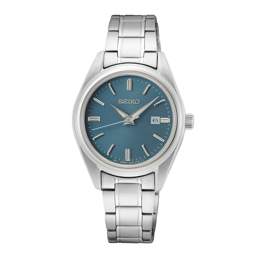 [ผ่อนเดือนละ 639]🎁SEIKO นาฬิกาข้อมือผู้หญิง สายสแตนเลส รุ่น SUR531P1 - สีเงิน ของแท้ 100% ประกัน 1 ปี