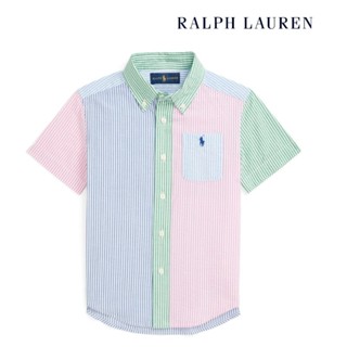 🇺🇸 เสื้อเชิ้ต Polo Ralph Lauren จาก อเมริกา : RALPH LAUREN  SEERSUCKER SHORT-SLEEVE FUN SHIRT