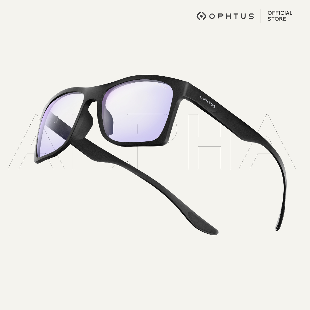 Ophtus แว่นกรองแสงสำหรับเกมเมอร์ รุ่น Alpha เลนส์ RetinaX Clear