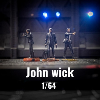 โมเดล john wick ขนาด 1/64