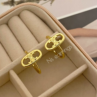 NS.EARRINGS | NS385 - MILLON TRIMPHE MOBILE EARRINGS IN BRASS WITH GOLD FINISH