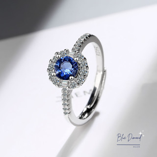 แหวน Blue Diamond Ring เครื่องประดับ แฟชั่น