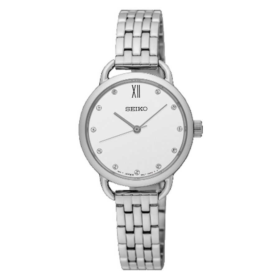 [ผ่อนเดือนละ 509]🎁SEIKO นาฬิกาข้อมือผู้หญิง สายสแตนเลส รุ่น SUR697P1 - สีเงิน ของแท้ 100% ประกัน 1 ปี