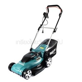 MAKITA รถเข็นตัดหญ้าไฟฟ้า ขนาด 410 มม. (16-1/8 นิ้ว) กำลังไฟ 1,600 วัตต์ รุ่น ELM4120 ความจุกล่องหญ้า 45 ลิตร