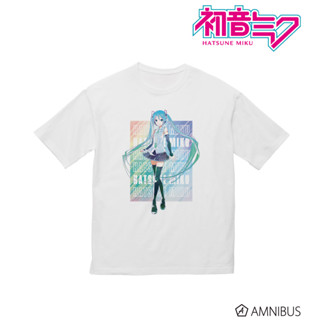 [แท้💯/Pre-Order✈️] Hatsune Miku V4X Ani-Art Vol.3 BIG Silhouette Unisex Oversized T-shirt ปิดจอง : 16/08/2023