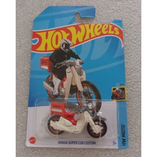 Hotwheels honda super cub custom มอเตอร์ไซต์