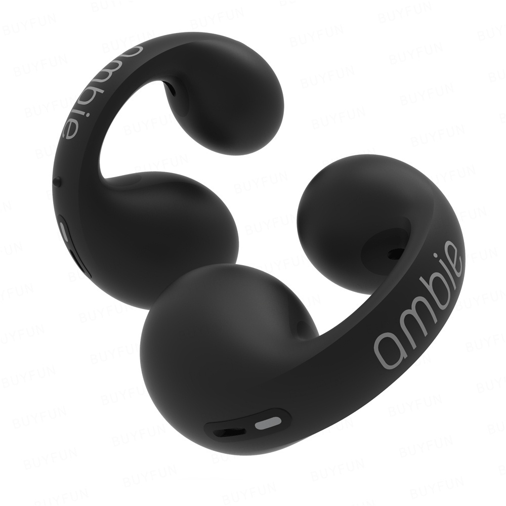 Ambie AM-TW01 เสียง Earcuffs Ear Bone Conduction ต่างหูหูฟังไร้สายบลูทูธ 5.2 สำหรับ Sony เสียงคุณภาพสูง Auricle