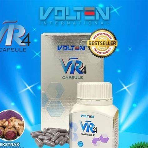 🔥Volten VR4 🔥 Capsules Black Ginger สารสกัดกระชายดำ ราคาพิเศษสำหรับทดลองใช้(50 แคปซูล/กระปุก)