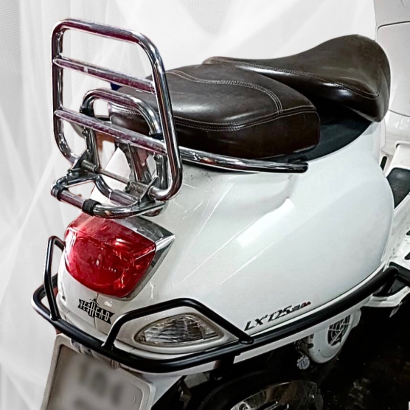 กันล้ม Vespa LX / S125 สำหรับ นิว เวสป้า กันรอย กันชน สามารถใส่ตะแกรงหลังได้ ไม่ได้ใช้จุดยึดจุดเดียว