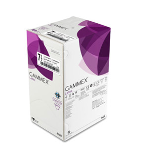 ยกกล่อง ถูกสุด!!! Ansell GAMMEX ถุงมือผ่าตัด ศัลยกรรม Latex ไม่มีแป้ง ปลอดเชื้อ Latex powder-free surgical gloves 50 คู่