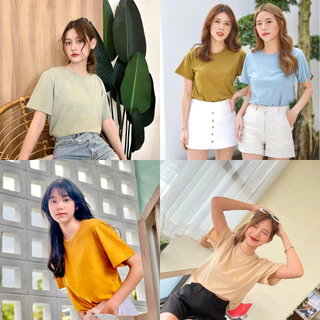 [แขนสั้น ลิ้งค์ 1 ] เสื้อยืดแขนสั้น ไม่หด ไม่ย้วย ไม่ต้องรีด