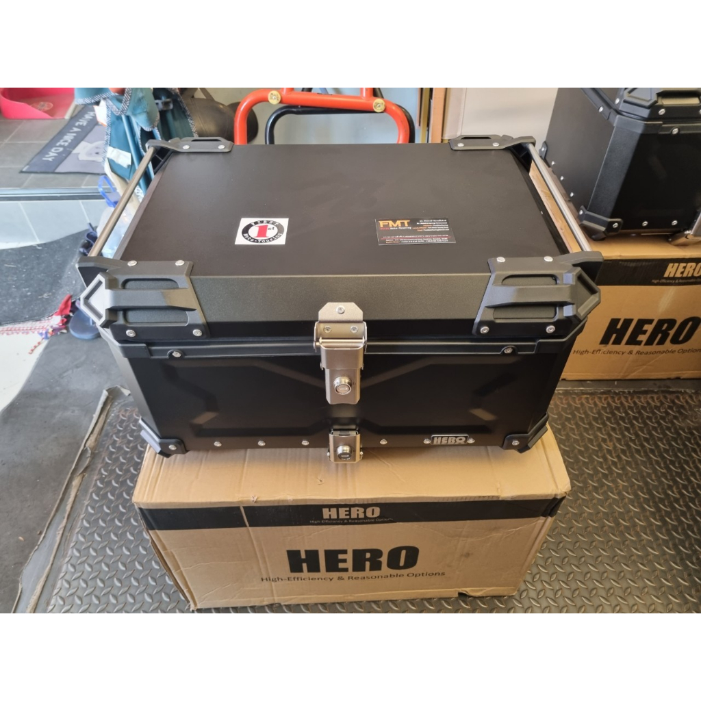 ปี๊บอลูมีเนียม HERO A65 (ใส่หมวกเต็มใบ 2 ใบ) ขนาด 65 ลิตร Aluminium 5052 พร้อมส่งจากไทย รับประกันสิน