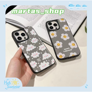 ❤️ส่งของขวัญ❤️ เคสไอโฟน 11 12 13 14 Pro Max casetify ดอกไม้  พื้นผิวกระจก ความคิดสร้างสรรค์ Case for iPhone สาวน่ารักหัว