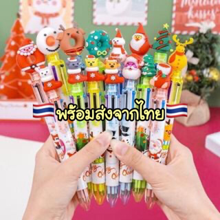 PP-02 🇹🇭 ปากกา ปากกาเจล ลาย คริสต์มาส Christmas การ์ตูน พร้อมส่งในไทย