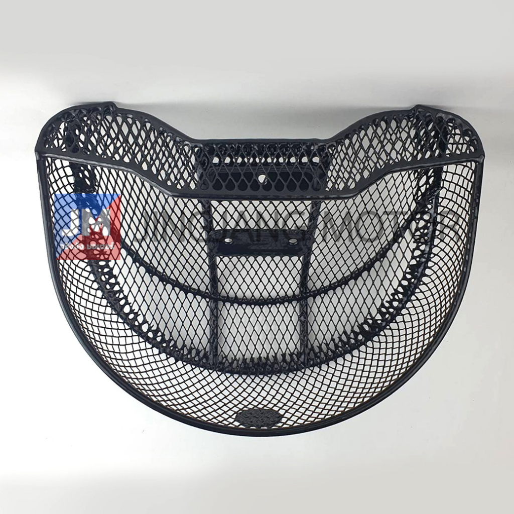 5MYF48650000 ตะกร้าหน้า นูโว, ตะกร้าหน้าแบบตาข่าย สีดำ, ตะกร้าหน้ารถมอเตอร์ไซค์ เเท้ศูนย์ YAMAHA NOUVO 115คาร์บู(5MY) - รูปที่ 2