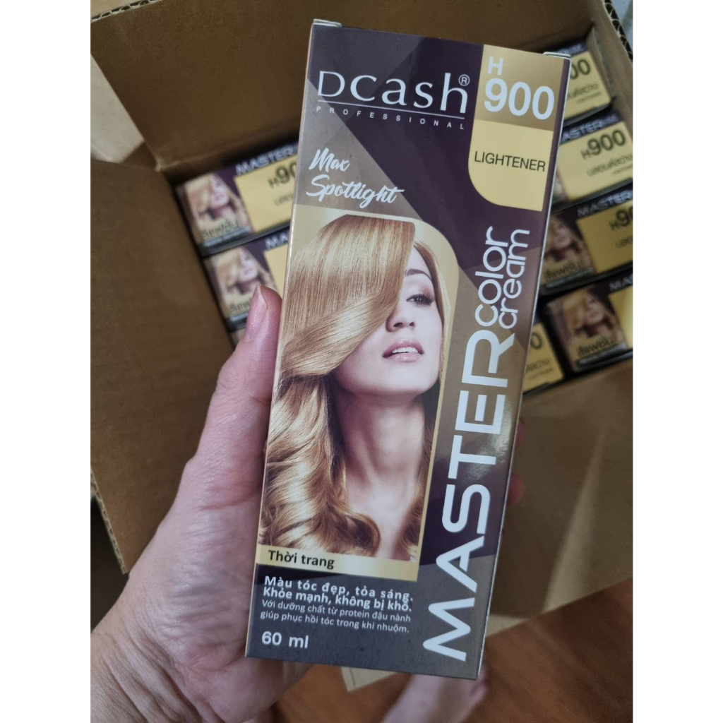 Dcash Master / Dcash Mash color creme 60g สีย้อมผมดีแคช สีแฟชั่นและสีปิดผมขาว