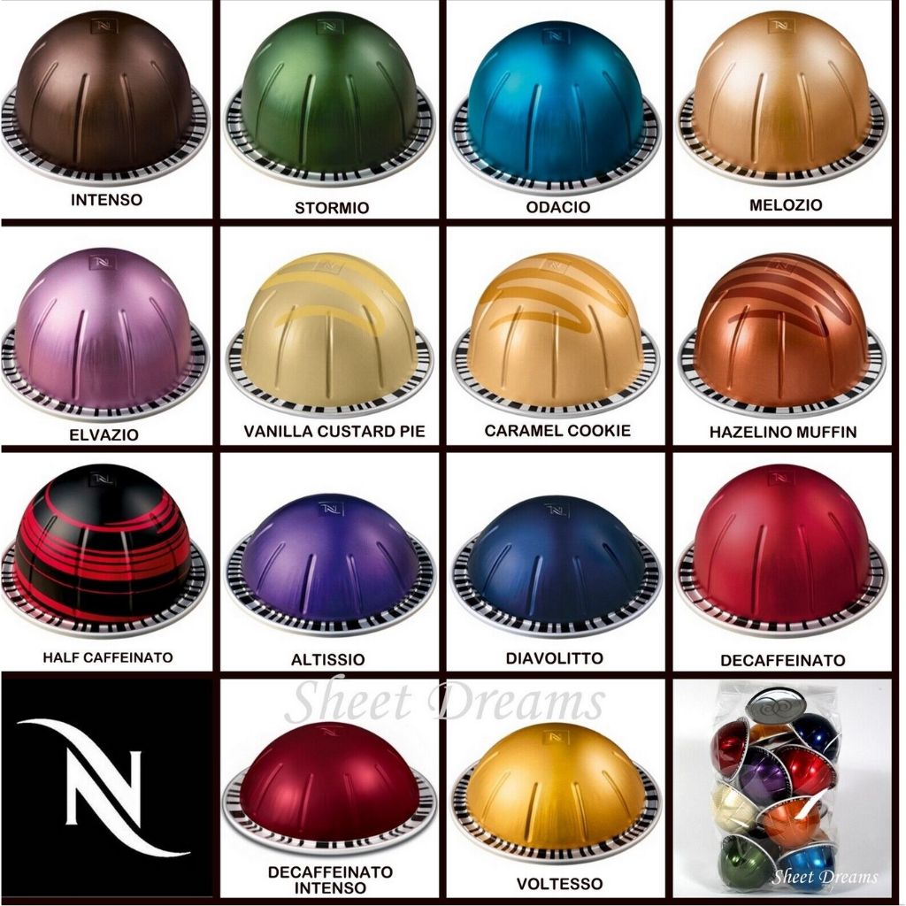 🖤กาแฟแคปซูล เนสเพรสโซ่🖤Capsule Nespresso🖤 1 กล่องมี 10 แคปซูล  NESPRESSO VERTUO