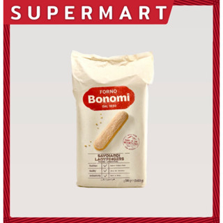 Bonomi Lady Fingers Biscuit ขนมอบกรอบชนิดแท่ง ตรา โบโนมิ ขนาด 500 g.#1115072