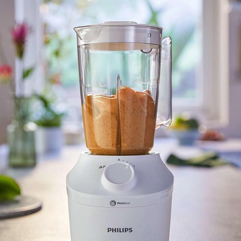 Philips Blender เครื่องปั่นเอนกประสงค์ รุ่น HR2041 มี 4 รุ่น พร้อมอุปกรณ์ HR2041/50 /30 /10 /00 ราคา ถูกที่สุด ดีลบีเคเค แกลเลอรีภาพที่ 2
