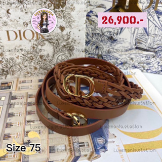 👜: New!! Dior Double Belt Calfskin 15 MM. ‼️ก่อนกดสั่งรบกวนทักมาเช็คสต๊อคก่อนนะคะ‼️