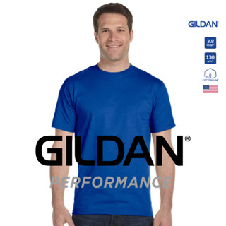 GILDAN® เปอร์ฟอร์มานซ์ เสื้อกีฬาคอกลม ผ้าเมช - น้ำเงินรอยัล 765C