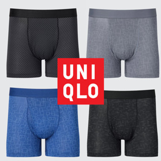 กางเกงในขาสั้นผู้ชาย Uniqlo ยูนิโคล่ AIRism - Boxer Briefs