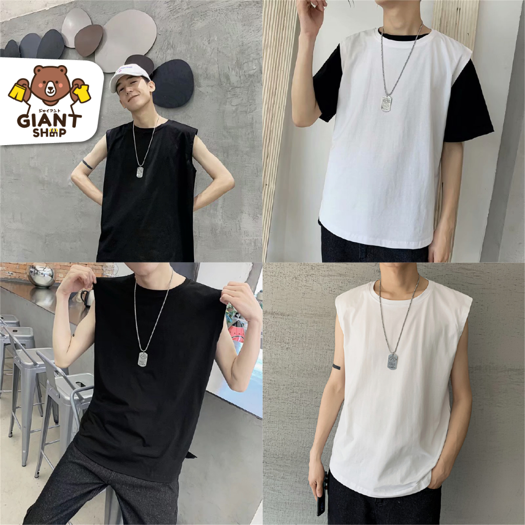 GIANTSHOP เสื้อกล้าม ใส่สบาย 2 สี (P-1601)