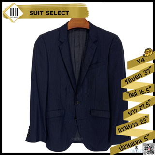 สูท Suit Select สีกรมท่าลายทาง ไซส์ Y4