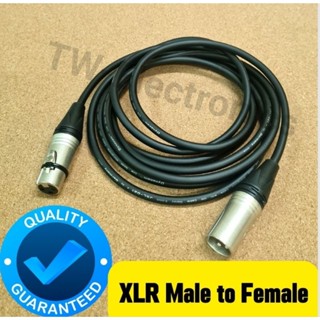 สายXLRตัวผู้-XLRตัวเมีย,สายสัญญาณเสียงXLR Male to Female,สายไมโครโฟนXLRตัวผู้-XLRตัวเมีย,XLR cable