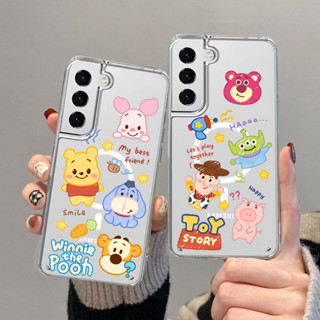 เคสโทรศัพท์มือถือแบบแข็ง ใส กันกระแทก ลายการ์ตูน ชาร์จได้ สําหรับ SAMSUNG S22ultra S23Plus S23ultra S23 magnatic case