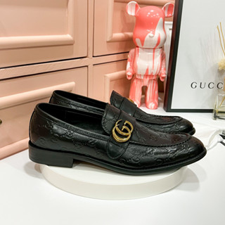 รองเท้า Gu cci Loafers  งานออริหนังแท้เทียบแท้-